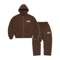 ISLAND PUFF PRINT TRACKSUIT [BROWN]