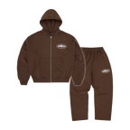 ISLAND PUFF PRINT TRACKSUIT [BROWN]