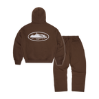 ISLAND PUFF PRINT TRACKSUIT [BROWN]