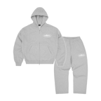 ISLAND PUFF PRINT TRACKSUIT [HEATHER GREY]