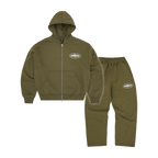 ISLAND PUFF PRINT TRACKSUIT [OLIVE]