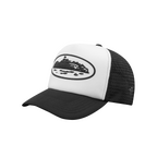 ISLAND PUFF PRINT TRUCKER HAT [WHITEBLACK]