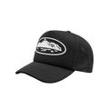 ISLAND PUFF PRINT TRUCKER HAT [BLACK]