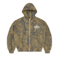ISLAND PUFF PRINT ZIP HOODIE [FOREST CAMO]