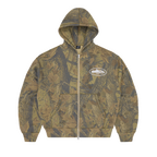 ISLAND PUFF PRINT ZIP HOODIE [FOREST CAMO]