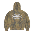 ISLAND PUFF PRINT ZIP HOODIE [FOREST CAMO]