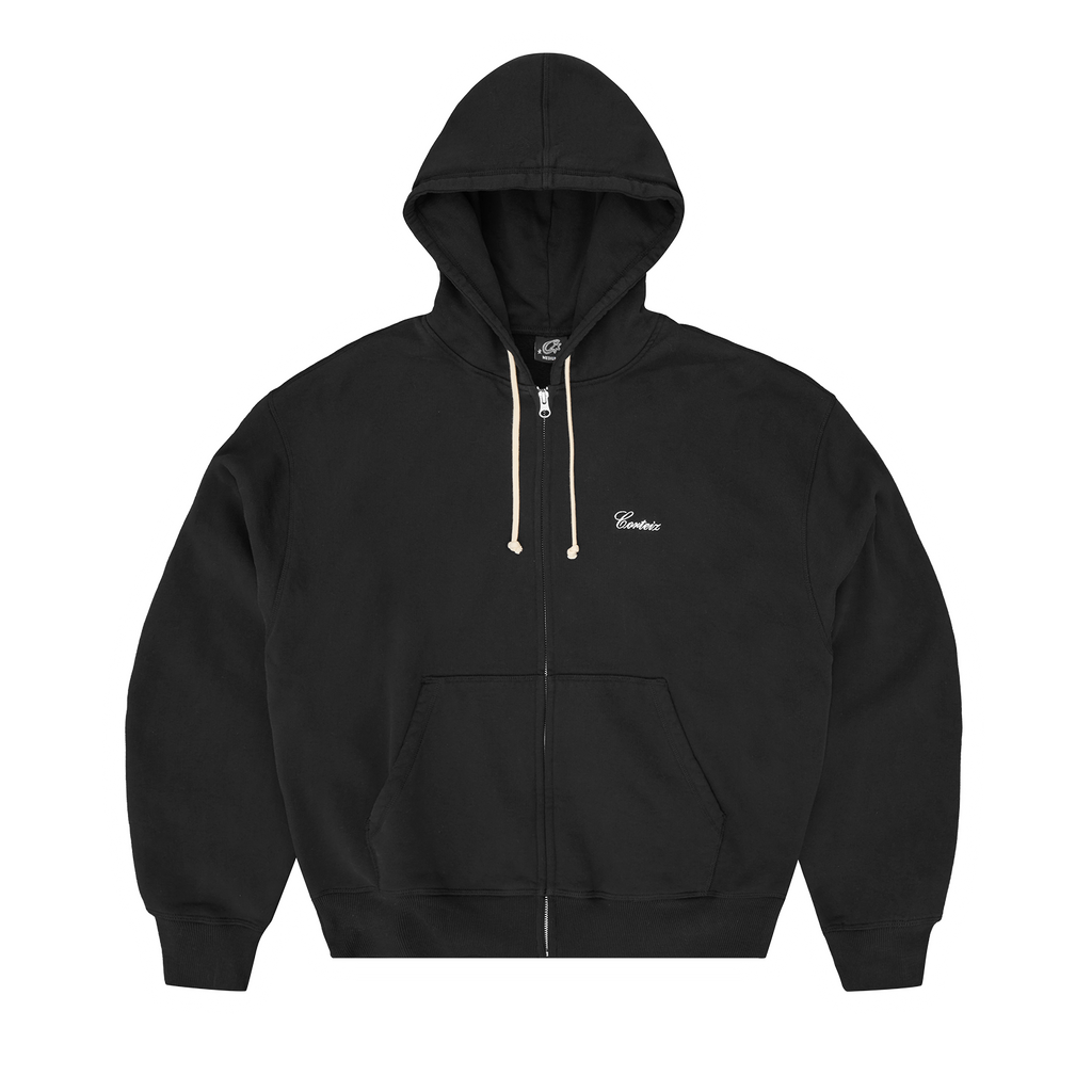 GABRIEL MOSES ZIP HOODIE [BLACK]