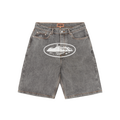 ISLAND DENIM SHORT [LIGHT GREY]