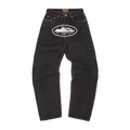 ISLAND BAGGY JEANS [WASHED BLACK]
