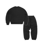 MINI ISLAND CREWNECK TRACKSUIT [BLACK]
