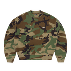 MINI ISLAND CREWNECK [WOODLAND CAMO]