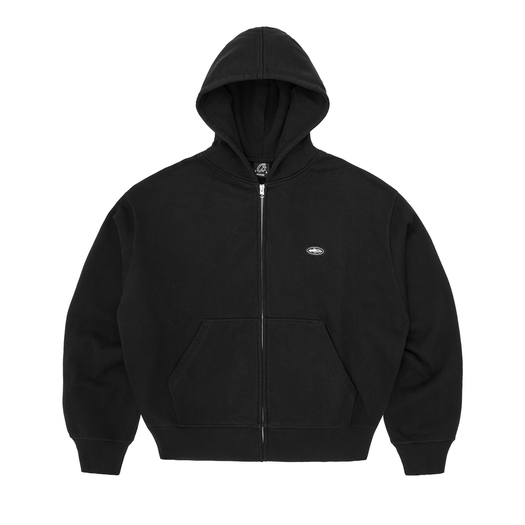MINI ISLAND ZIP HOODIE [BLACK]