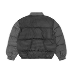 COLLAR BOLO DOWN JACKET [BLACK PLAID]