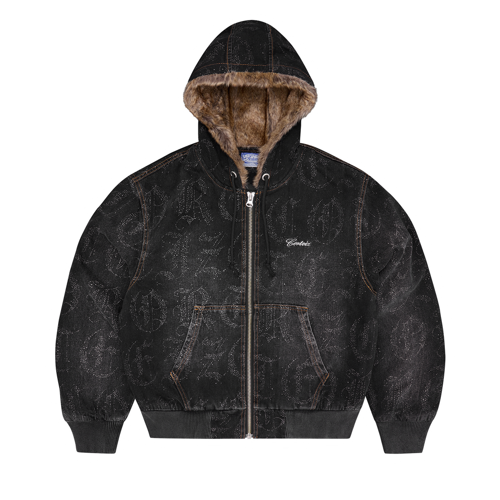 OLD ENGLISH DENIM WORK JACKET [BLACK WASH]