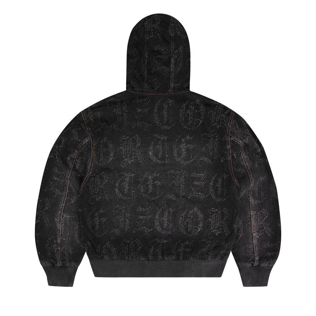 OLD ENGLISH DENIM WORK JACKET [BLACK WASH]