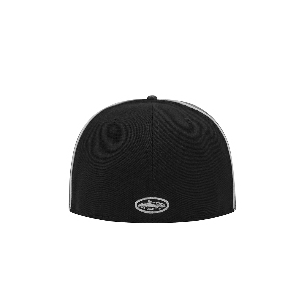 PIRATE RADIO NEW ERA FITTED CAP [BLACKGREY]