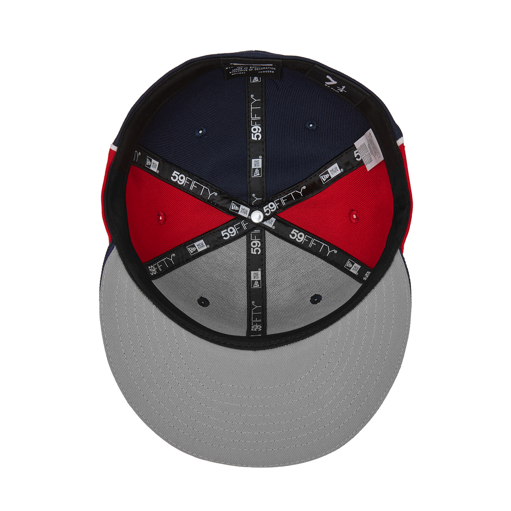 PIRATE RADIO NEW ERA FITTED CAP [NAVYRED]