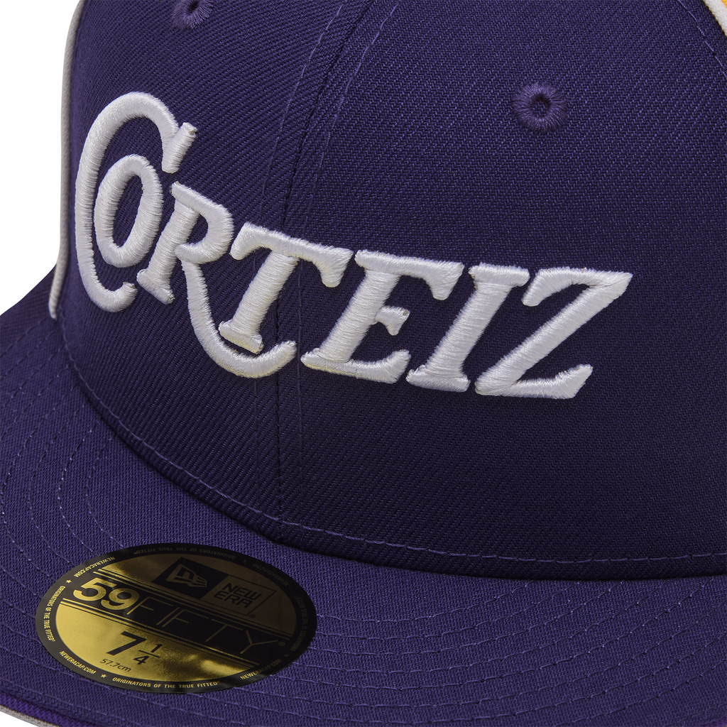 PIRATE RADIO NEW ERA FITTED CAP [PURPLEGOLD]