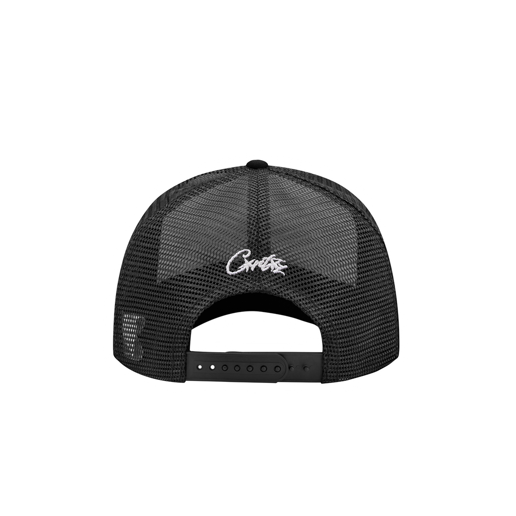 ISLAND PUFF PRINT TRUCKER HAT [WHITEBLACK]