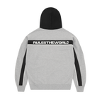 RIBBED SPORTEIZ ZIP HOODIE [HEATHER GREY]