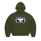 HUEY KNIT HOODIE [OLIVE]