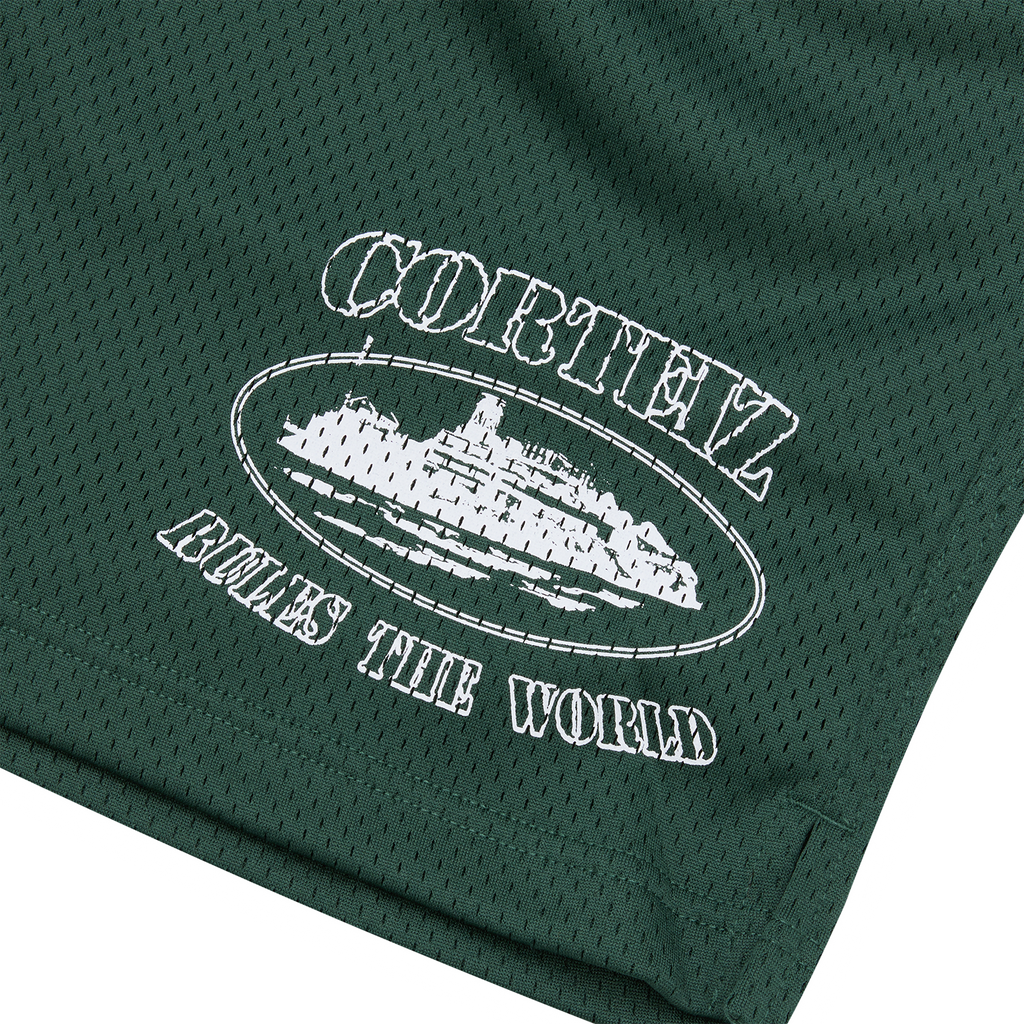 OG ALCATRAZ MESH SHORT [FOREST GREEN]