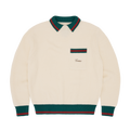 GIANNI KNIT POLO SWEATER [CREAM]