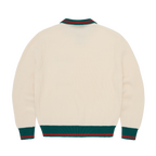 GIANNI KNIT POLO SWEATER [CREAM]