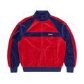 PISTA VELOUR TRACK JACKET [NAVYRED]