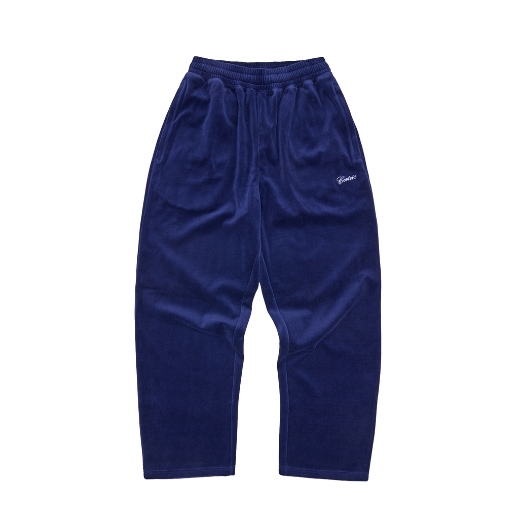 PISTA VELOUR TRACK PANT [NAVY]