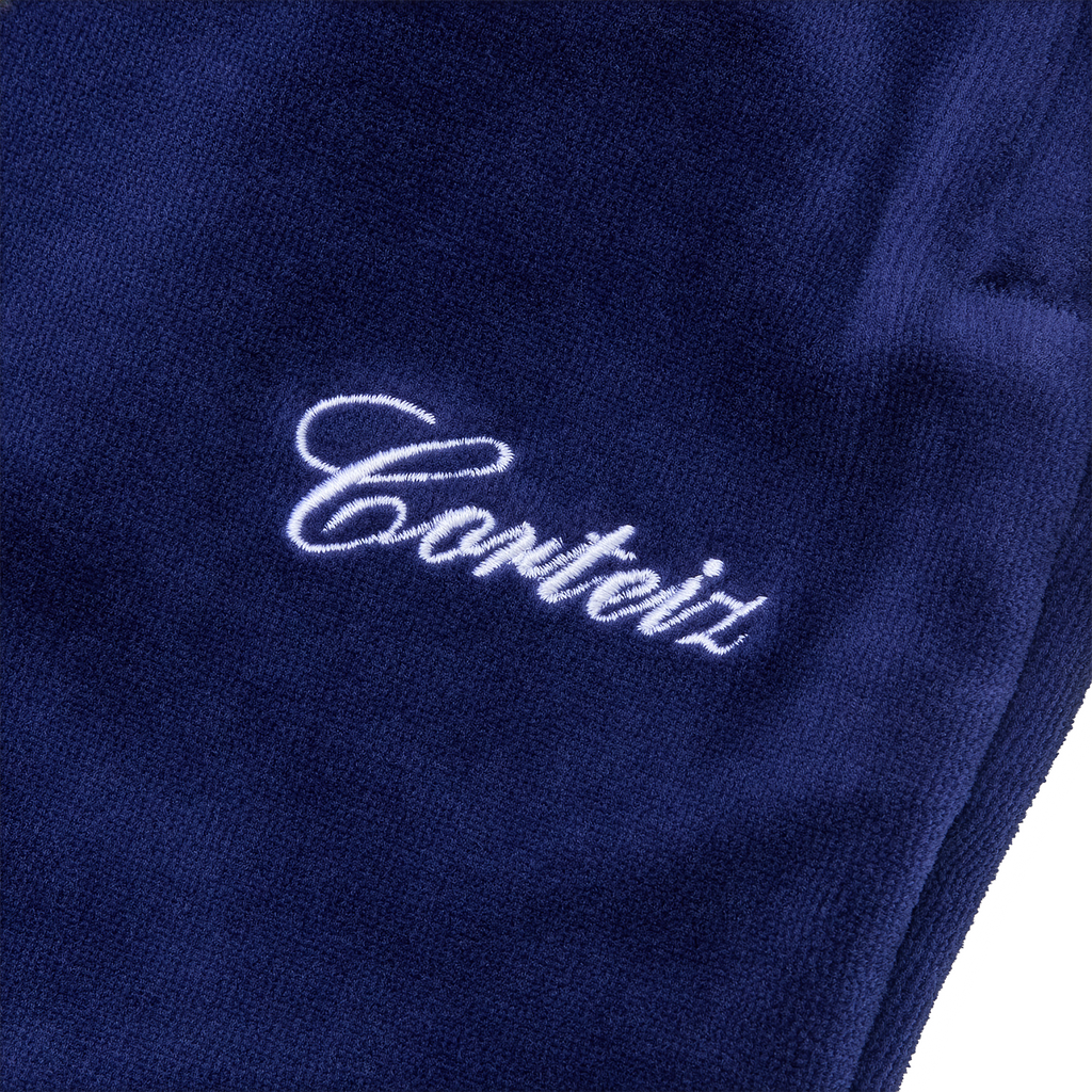 PISTA VELOUR TRACK PANT [NAVY]