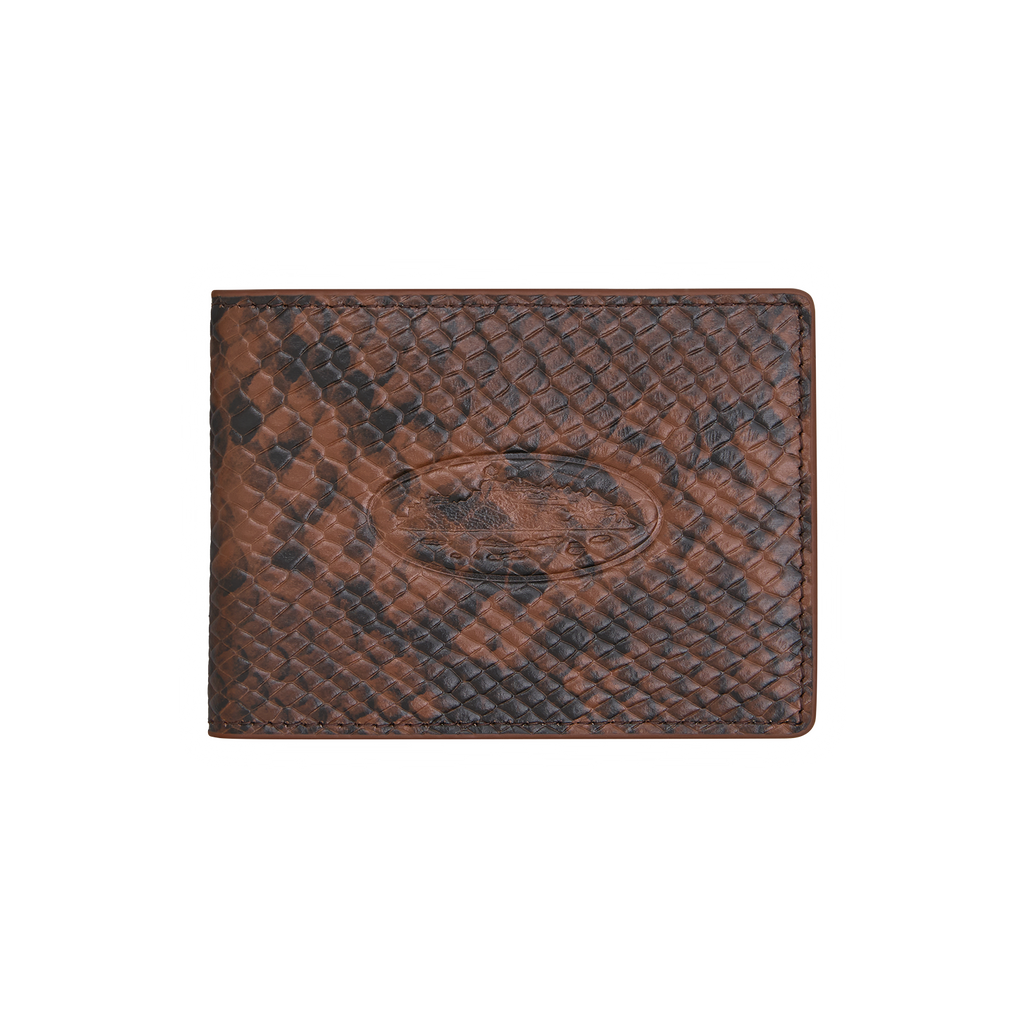 ISLAND LEATHER CARD HOLDER [BROWN SNAKE]