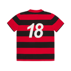STRIPED KNIT JERSEY [RED]