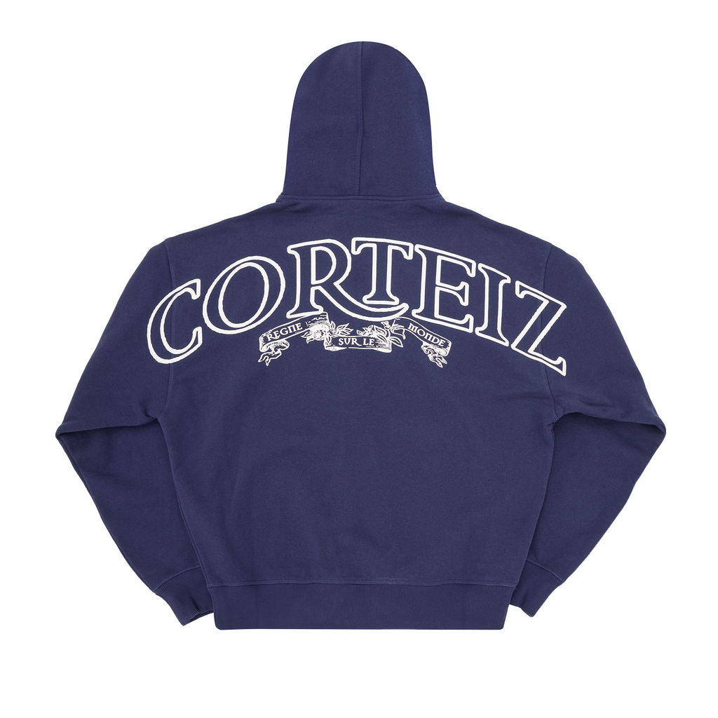 SUPERIOR ROYALE ZIP HOODIE [NAVY]