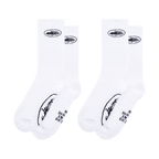 WHITE ALCATRAZ SOCKS [2 PACK]